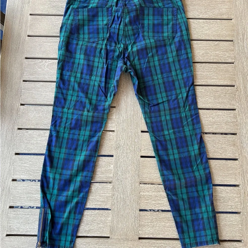 Vineyard Vines Jamie Blackwatch Print pants size 12 - Picture 3 of 12